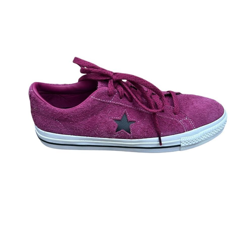 Converse Cons One Star Pro Ox Legend Berry Suede Skate Shoes A05325C Size 10